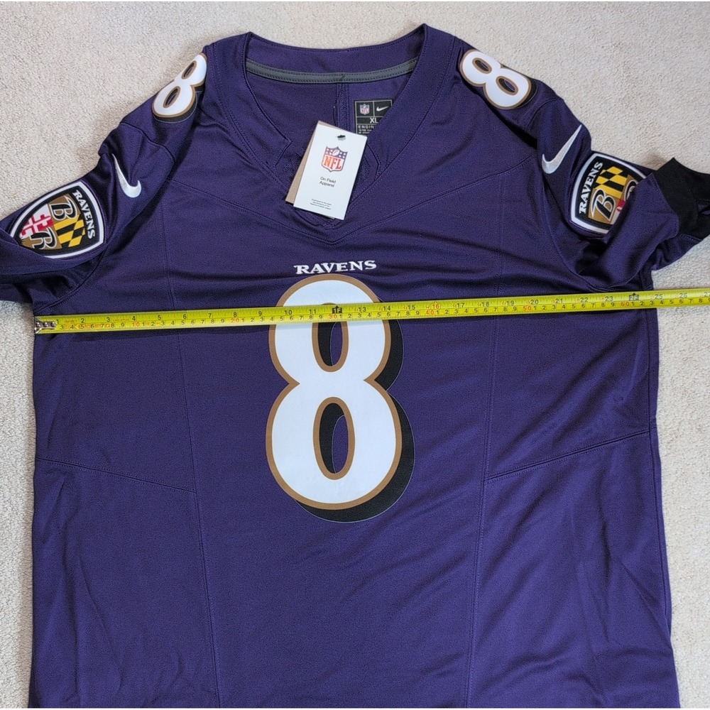 Baltimore Ravens Lamar Jackson Nike Purple Vapor FUSE Limited Jersey Mens XL - Picture 4 of 12